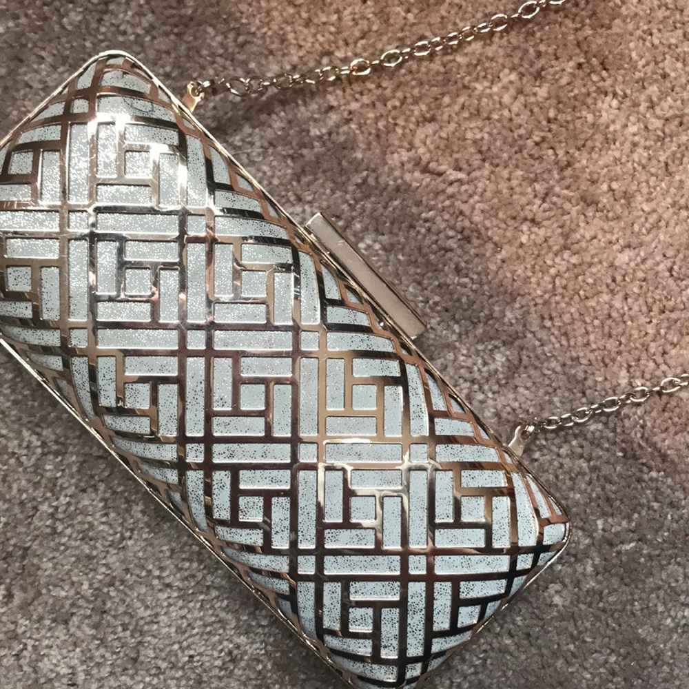 Like New INC Clutch Bag with Shoulder Strap